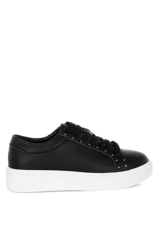 Strider Studs Embellished Chunky Sneakers for Stylish Comfort - Love Salve